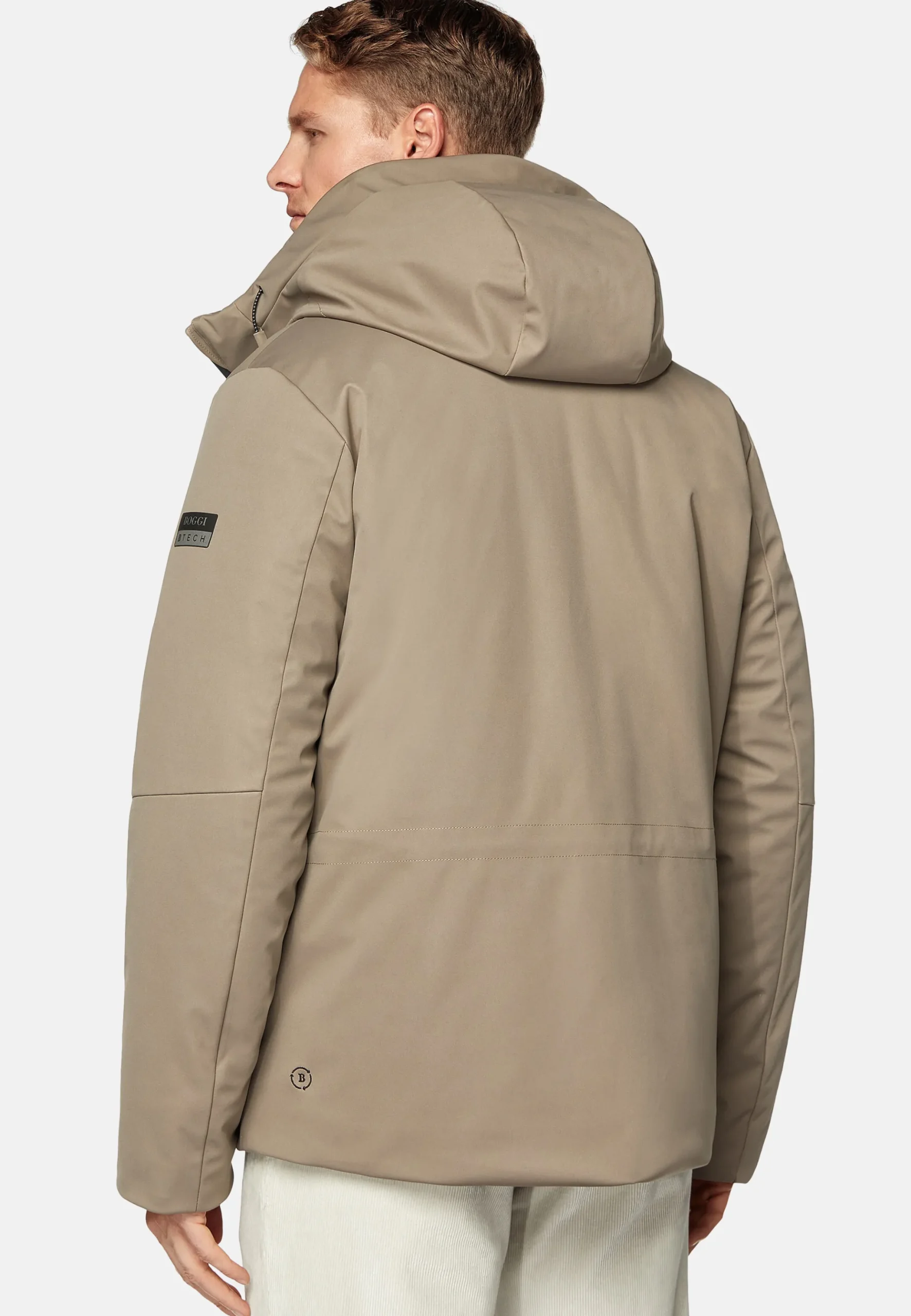 Blouson Block En Tissu Technique Rembourré