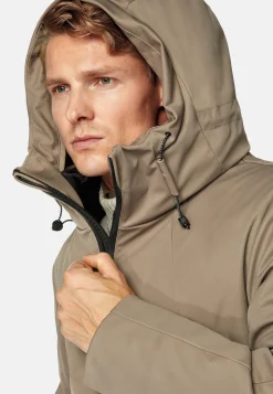 Blouson Block En Tissu Technique Rembourré