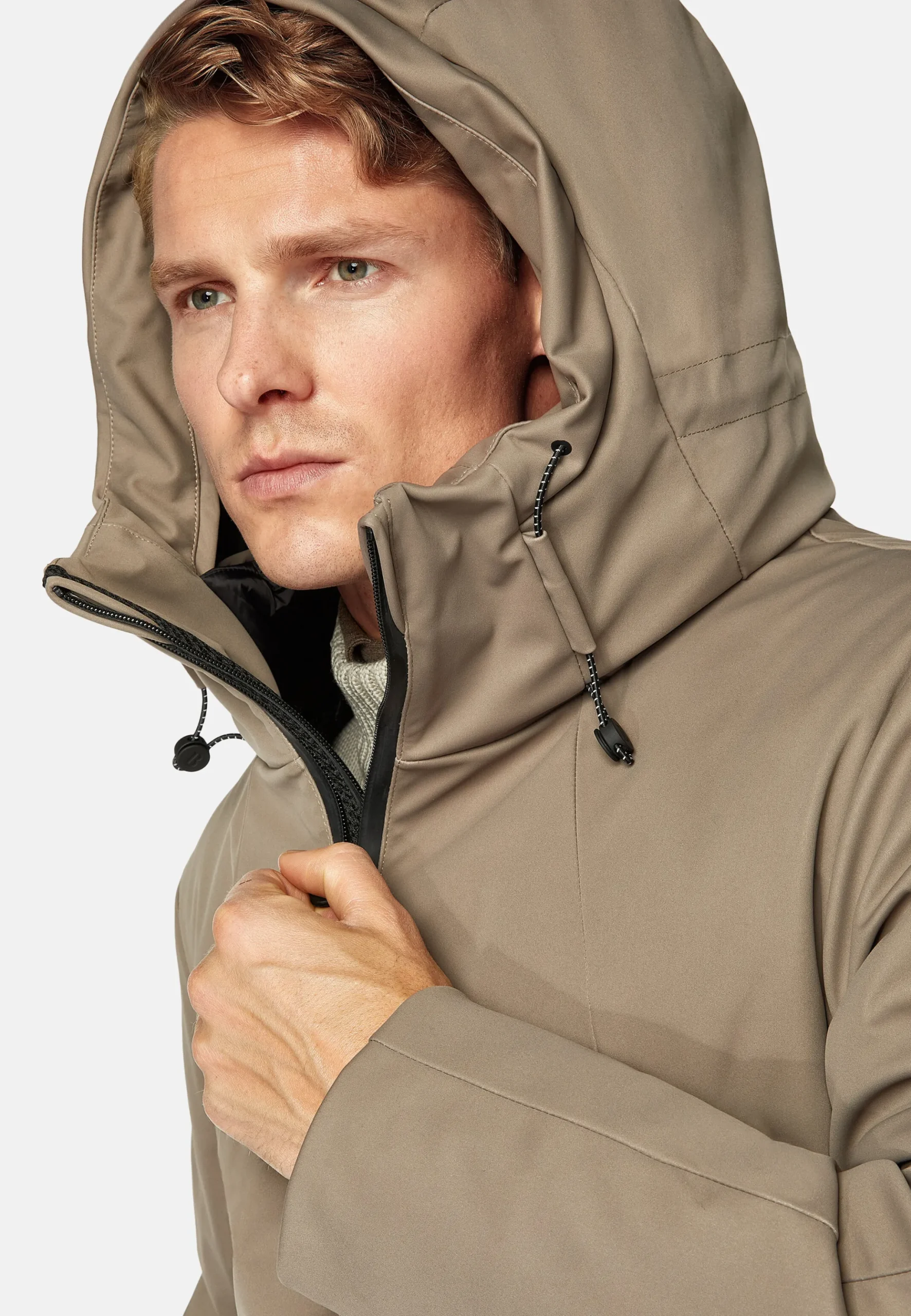 Blouson Block En Tissu Technique Rembourré