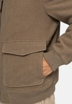 Bomber En Laine Rembourrée