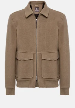 Bomber En Laine Rembourrée