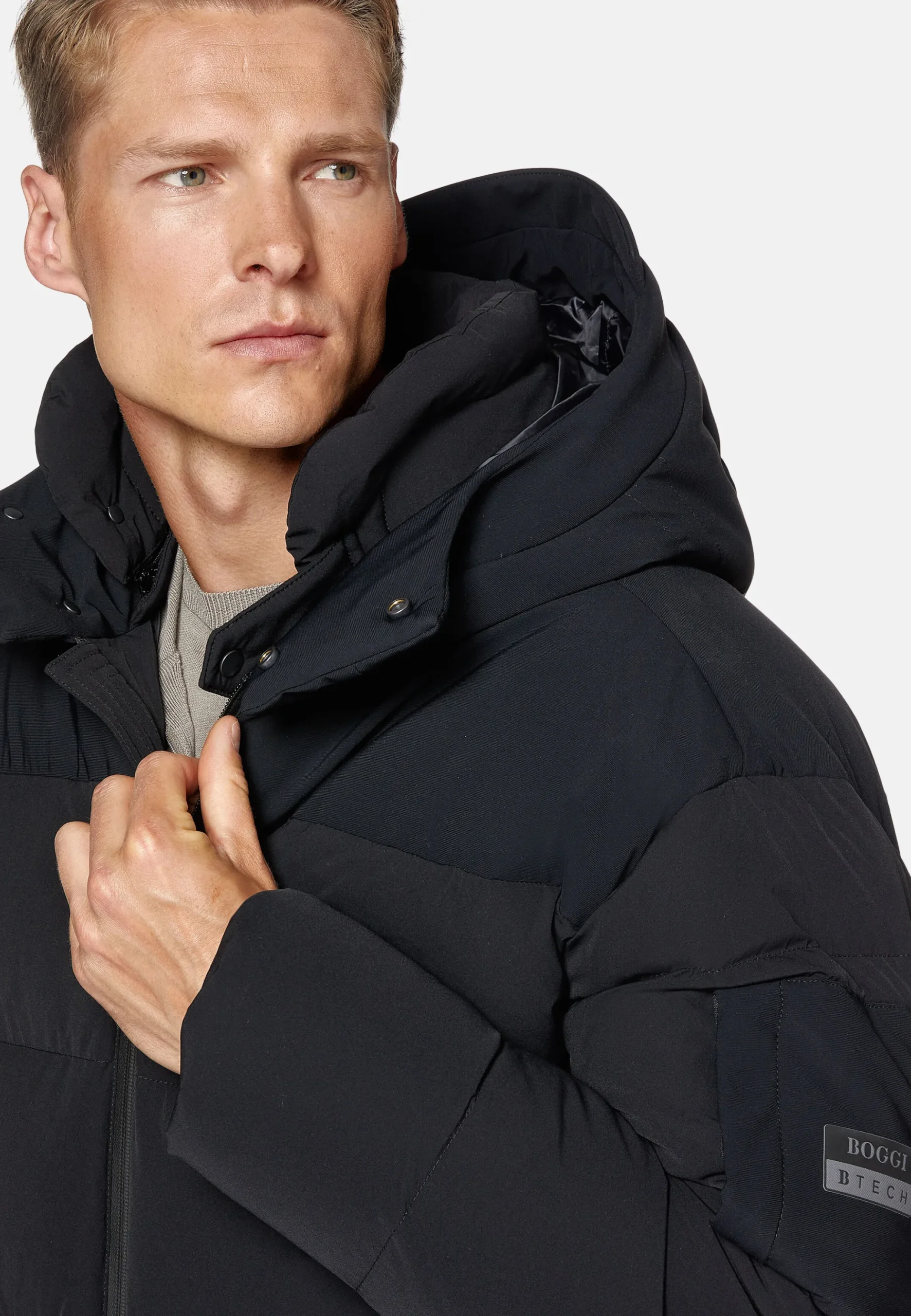 Bomber En Nylon Recyclé En Plume D'Oie BTech