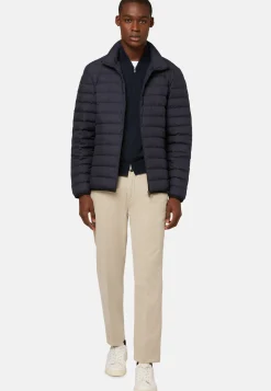 Bomber En Tissu Recyclé Et Duvet D'Oie