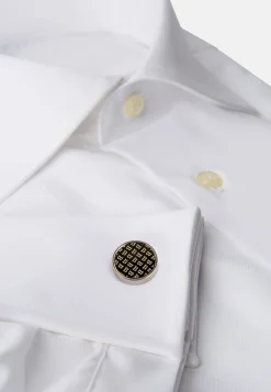 Boutons De Manchette De Chemise Ronds Avec Logo