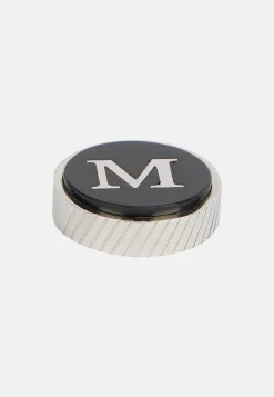 Boutons De Manchette Ronds Lettre M