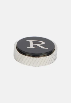Boutons De Manchette Ronds Lettre R