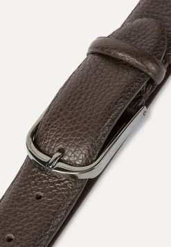 Ceinture En Cuir Foulonné