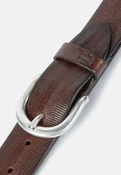 Ceinture Imprimée En Cuir
