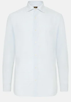 Chemise À Carreaux En Popeline De Coton Regular Fit