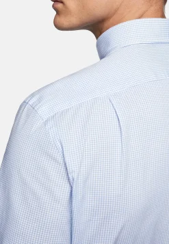 Chemise À Carreaux En Popeline De Coton Regular Fit