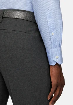 Chemise À Carreaux En Sergé De Coton Regular Fit