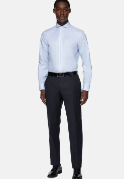 Chemise À Carreaux En Sergé De Coton Regular Fit