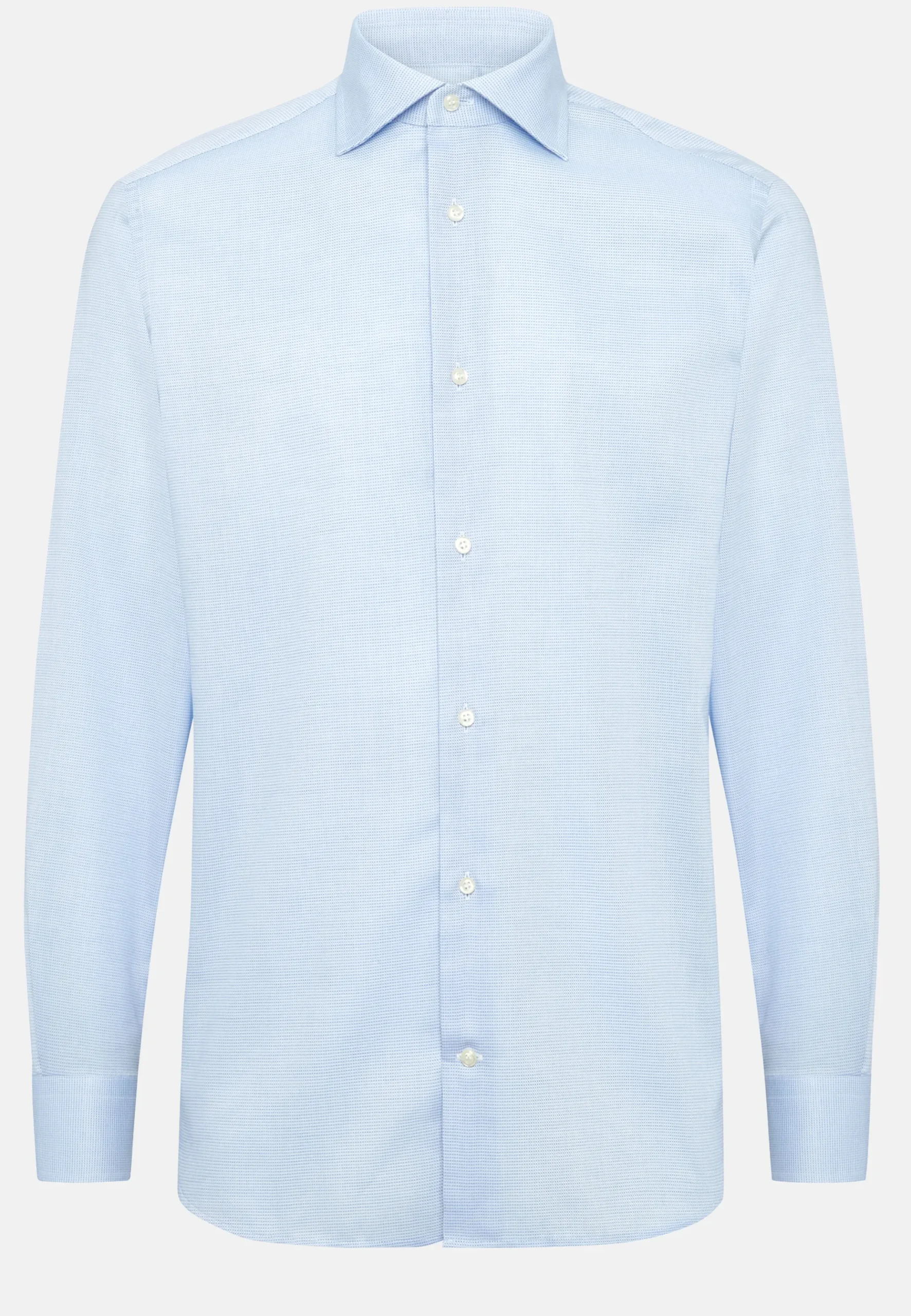 Chemise à Micromotif En Coton Slim Fit