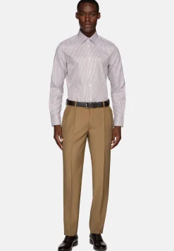 Chemise À Rayures En Coton Regular Fit