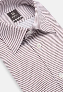 Chemise À Rayures En Coton Regular Fit