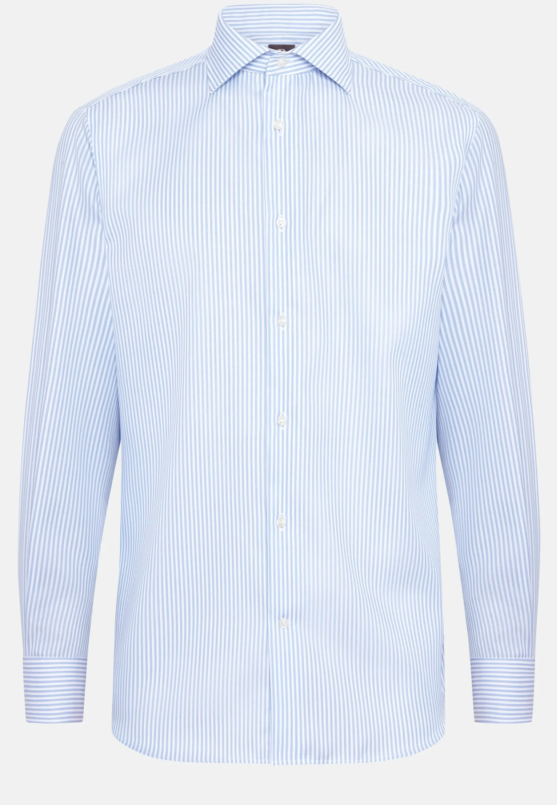 Chemise À Rayures En Sergé De Coton Regular Fit