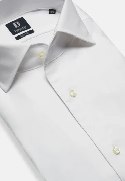 Chemise Blanche En Coton Pinpoint Regular Fit