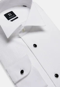 Chemise Blanche En Coton Coupe Slim