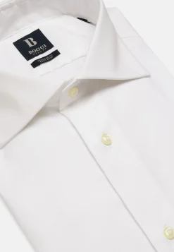 Chemise Blanche Pin Point En Coton Regular Fit