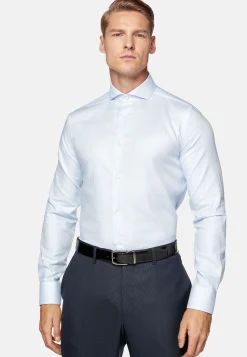 Chemise En Coton Dobby Regular Fit