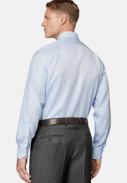 Chemise En Coton Dobby Regular Fit