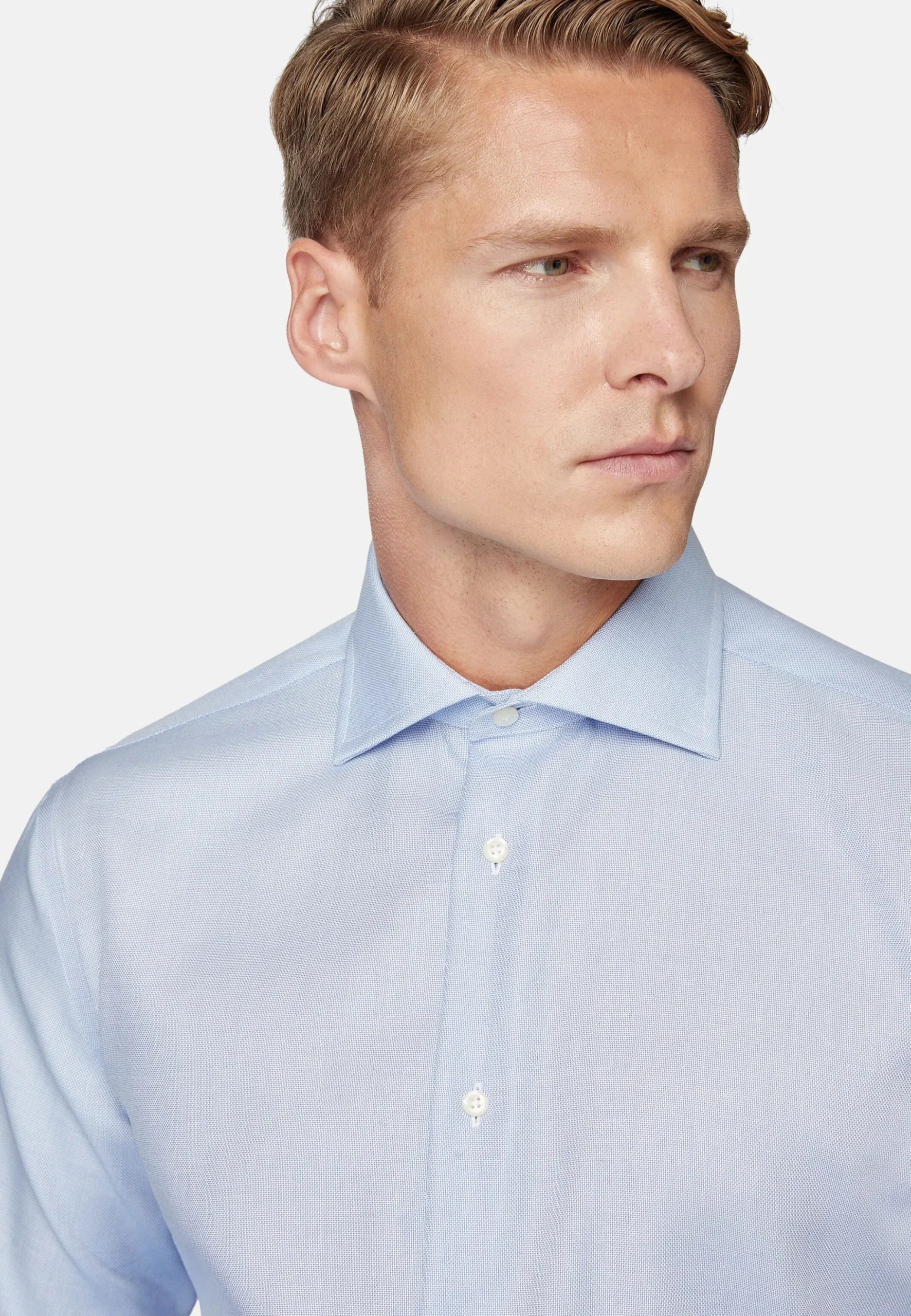 Chemise En Coton Dobby Regular Fit