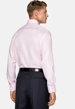 Chemise En Coton Dobby Regular Fit