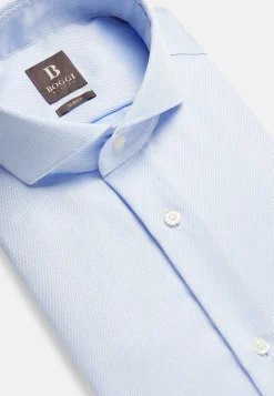 Chemise En Coton Dobby Slim Fit