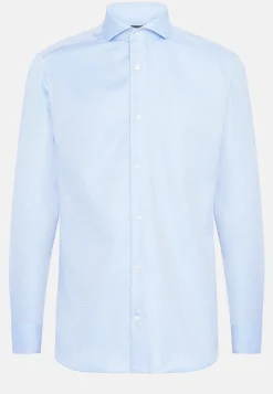Chemise En Coton Dobby Slim Fit