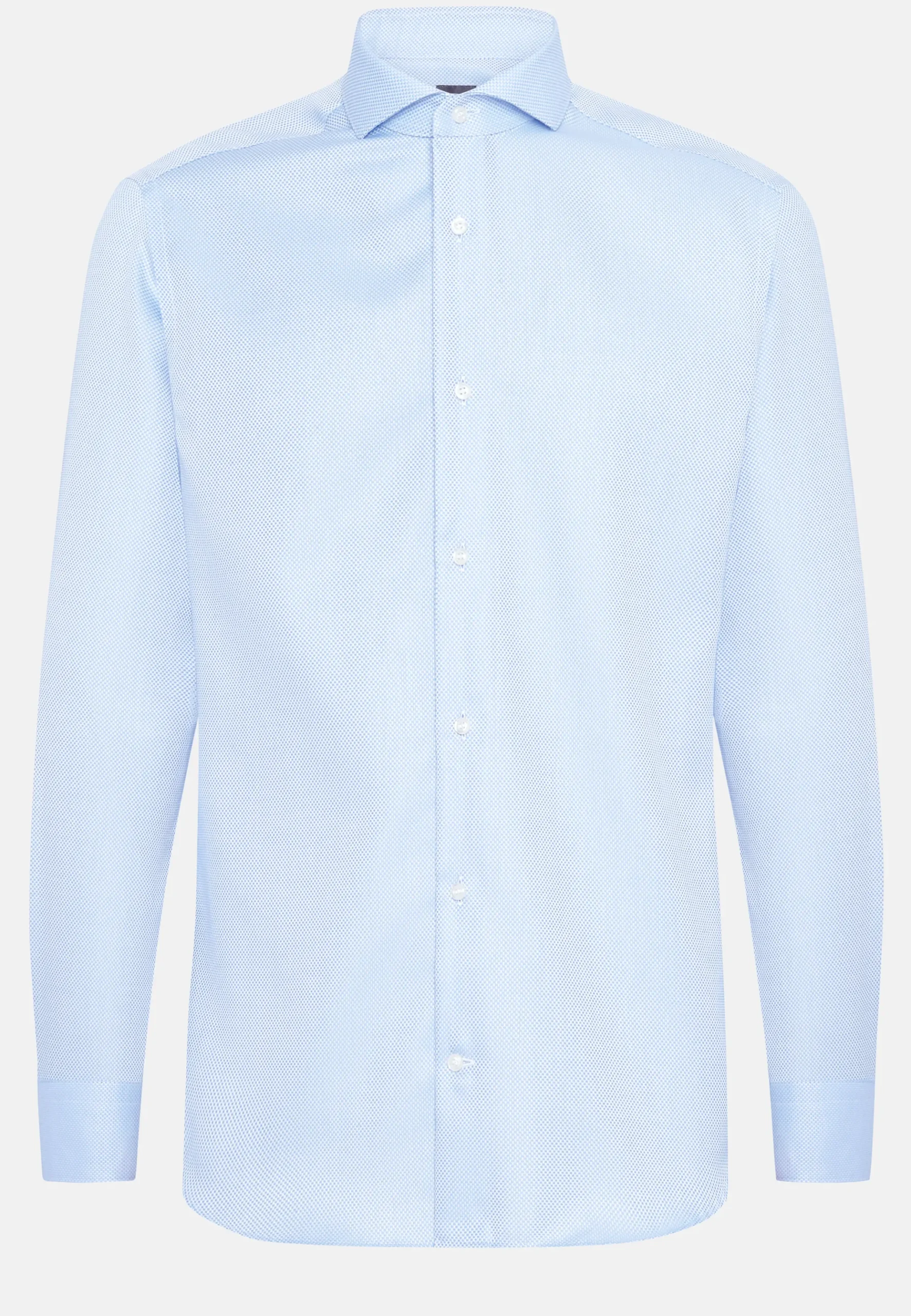 Chemise En Coton Dobby Slim Fit