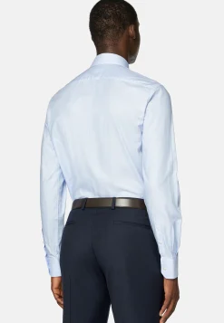 Chemise En Coton Dobby Slim Fit