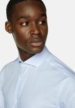 Chemise En Coton Dobby Slim Fit