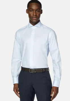 Chemise En Coton Dobby Slim Fit