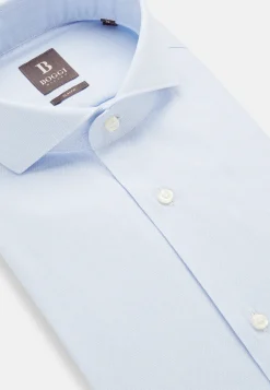 Chemise En Coton Dobby Slim Fit