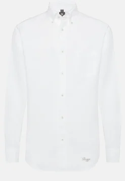 Chemise En Coton Oxford Bio Coupe Droite