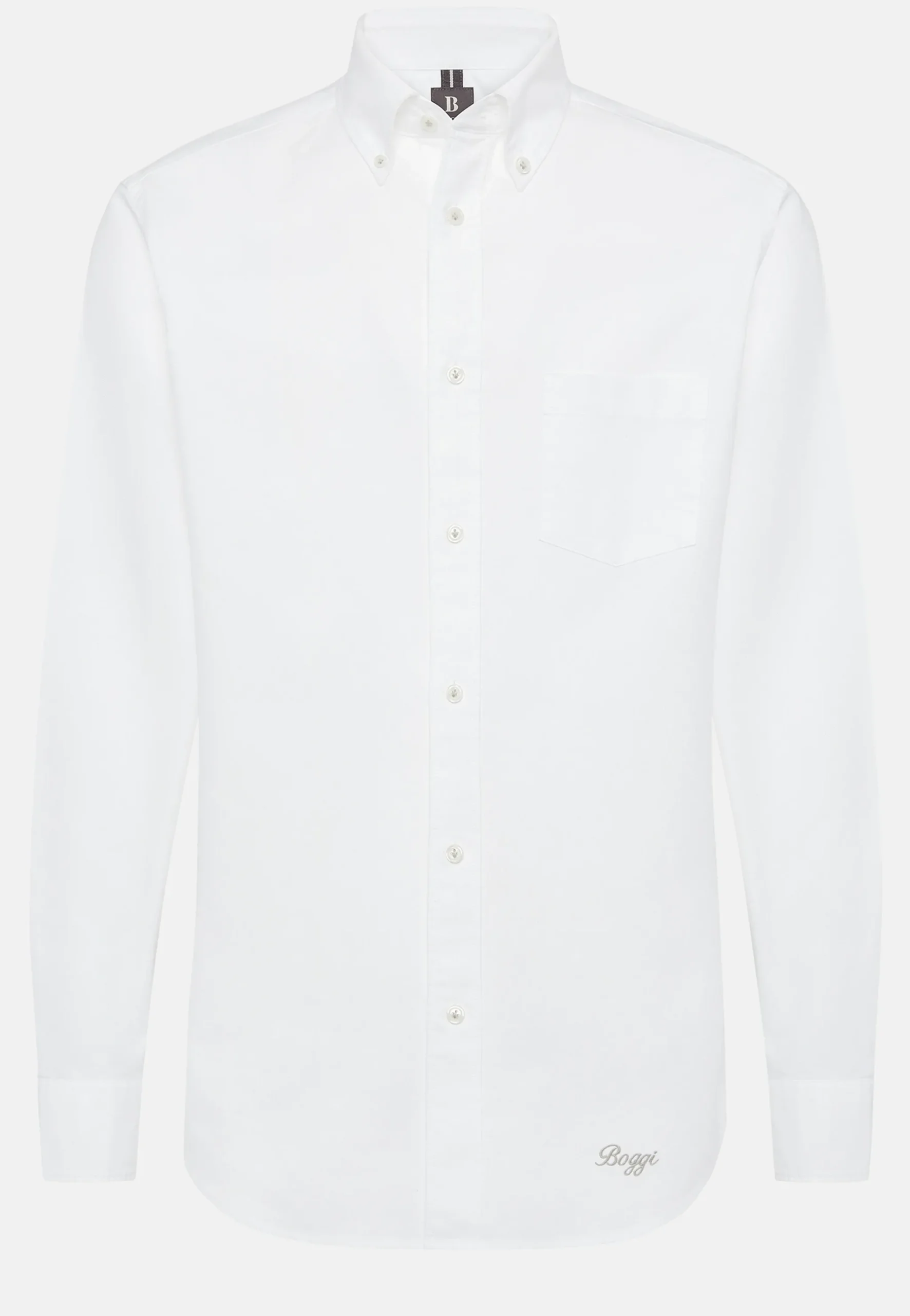 Chemise En Coton Oxford Bio Coupe Droite