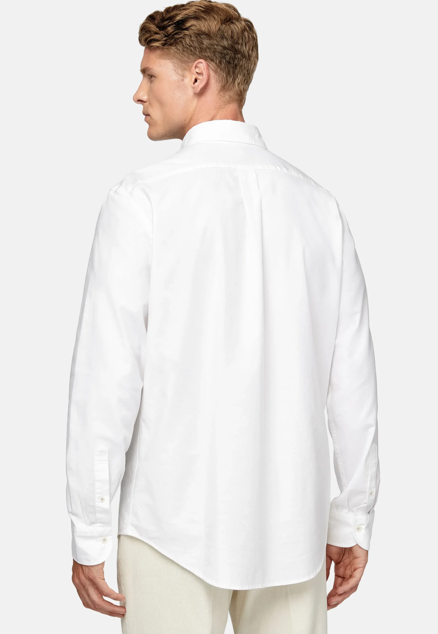 Chemise En Coton Oxford Bio Coupe Droite