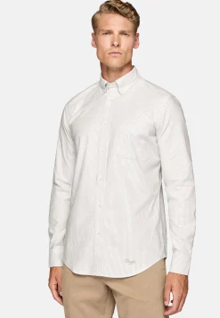 Chemise En Coton Oxford Bio Coupe Droite