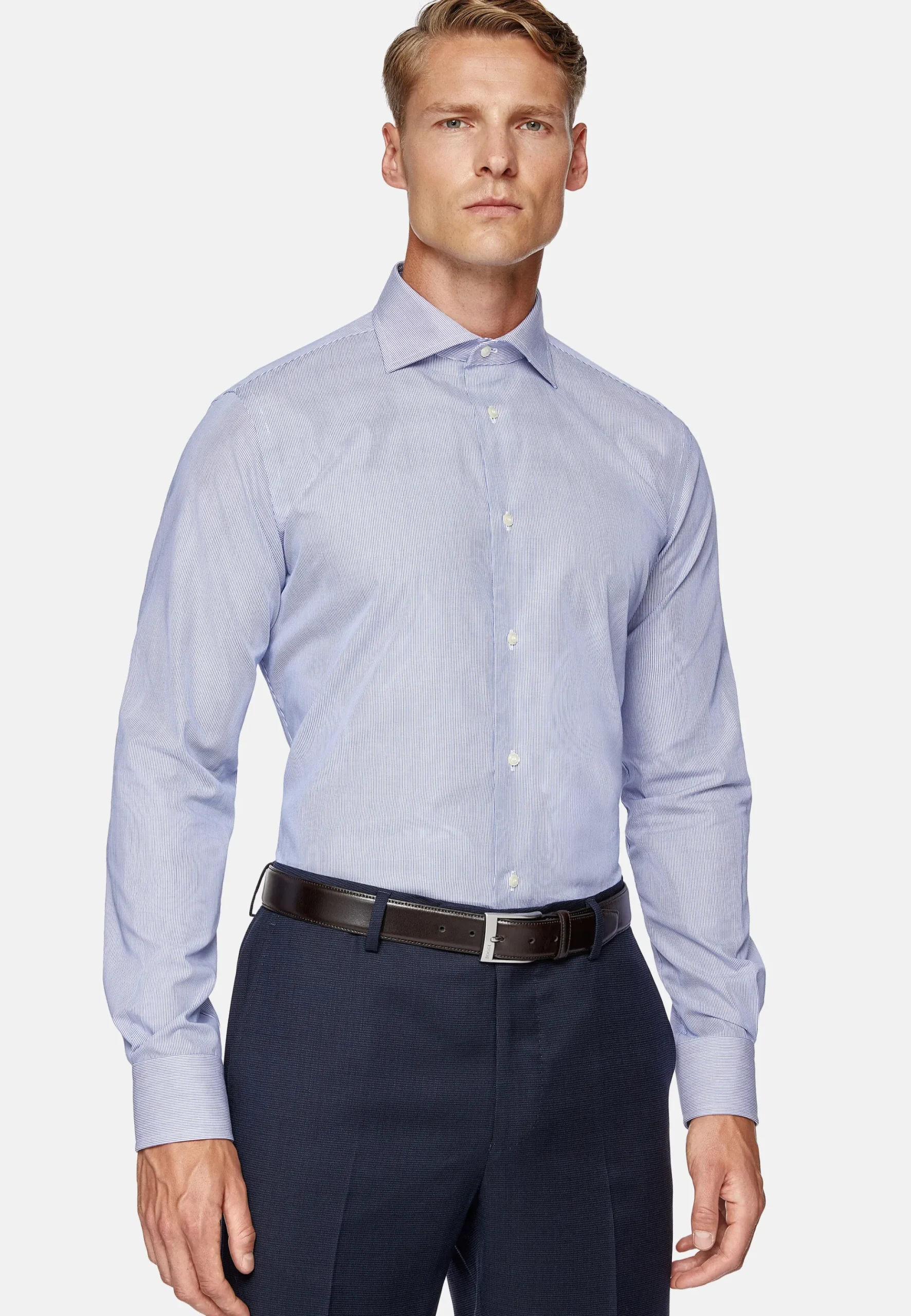 Chemise En Coton Pinpoint Regular Fit
