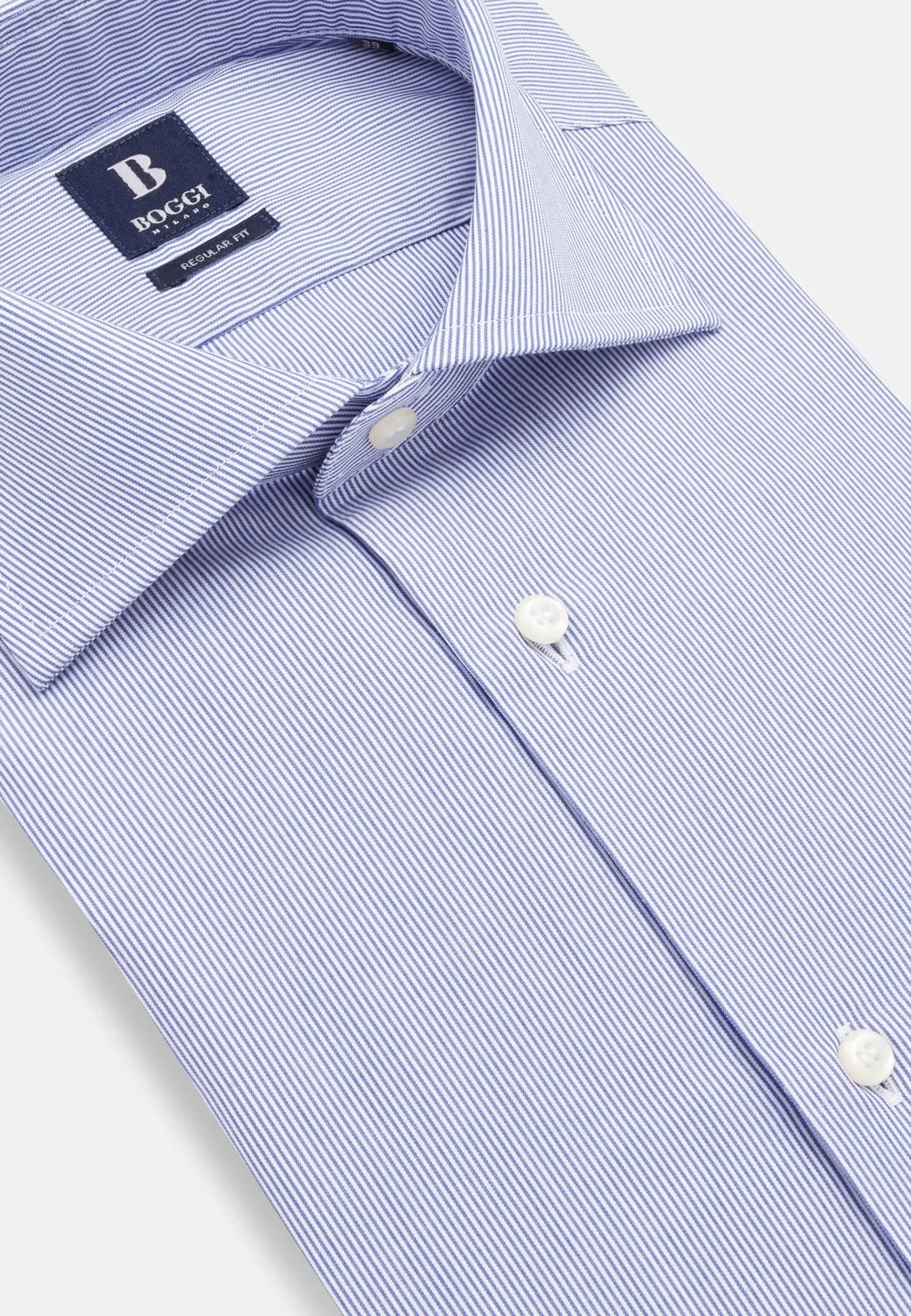 Chemise En Coton Pinpoint Regular Fit