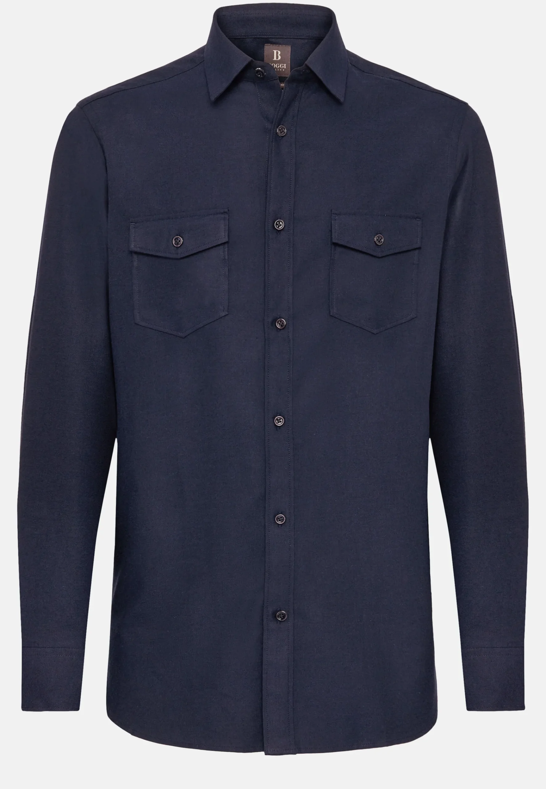 Chemise En Flanelle De Coton Tencel Regular Fit