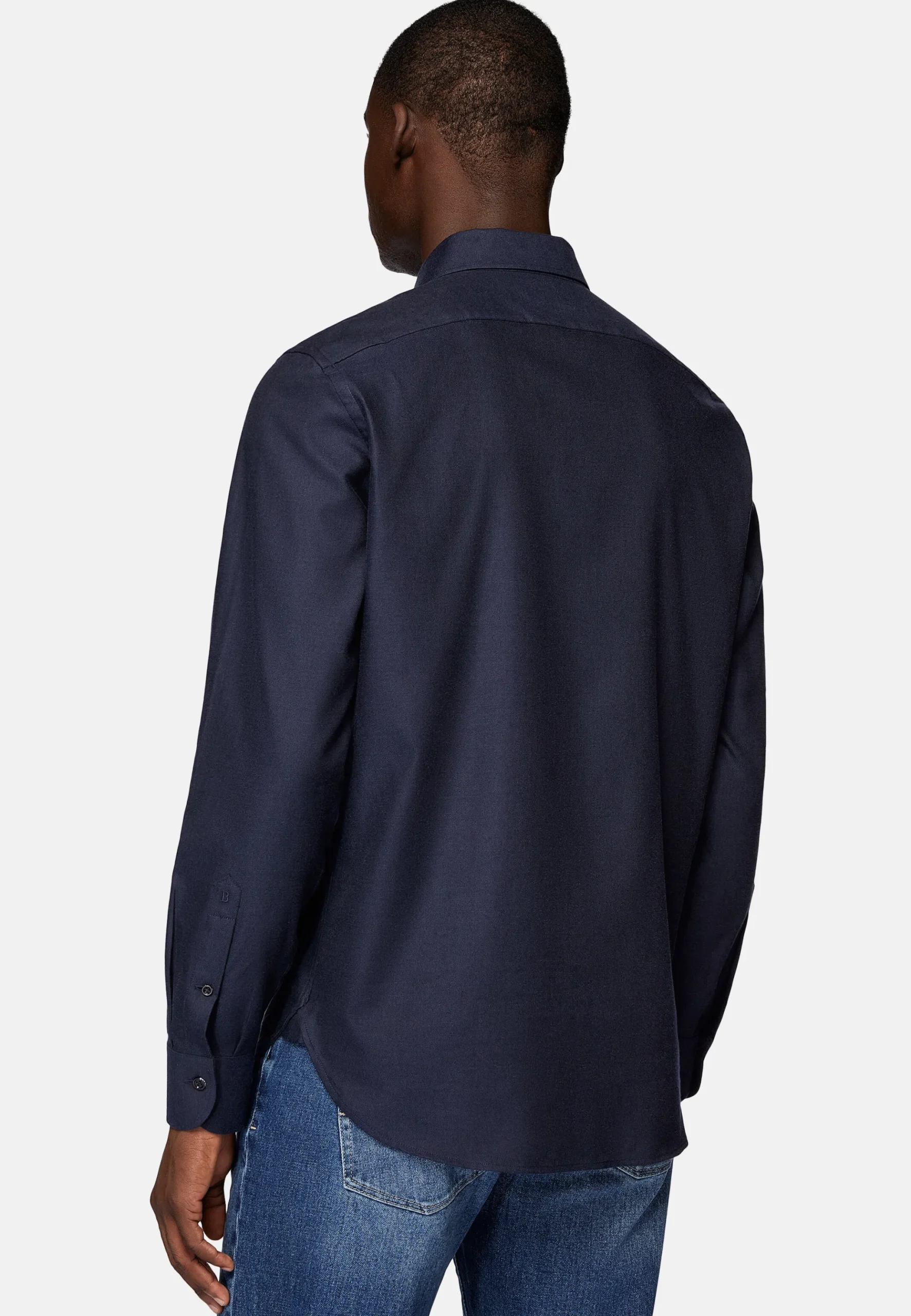 Chemise En Flanelle De Coton Tencel Regular Fit