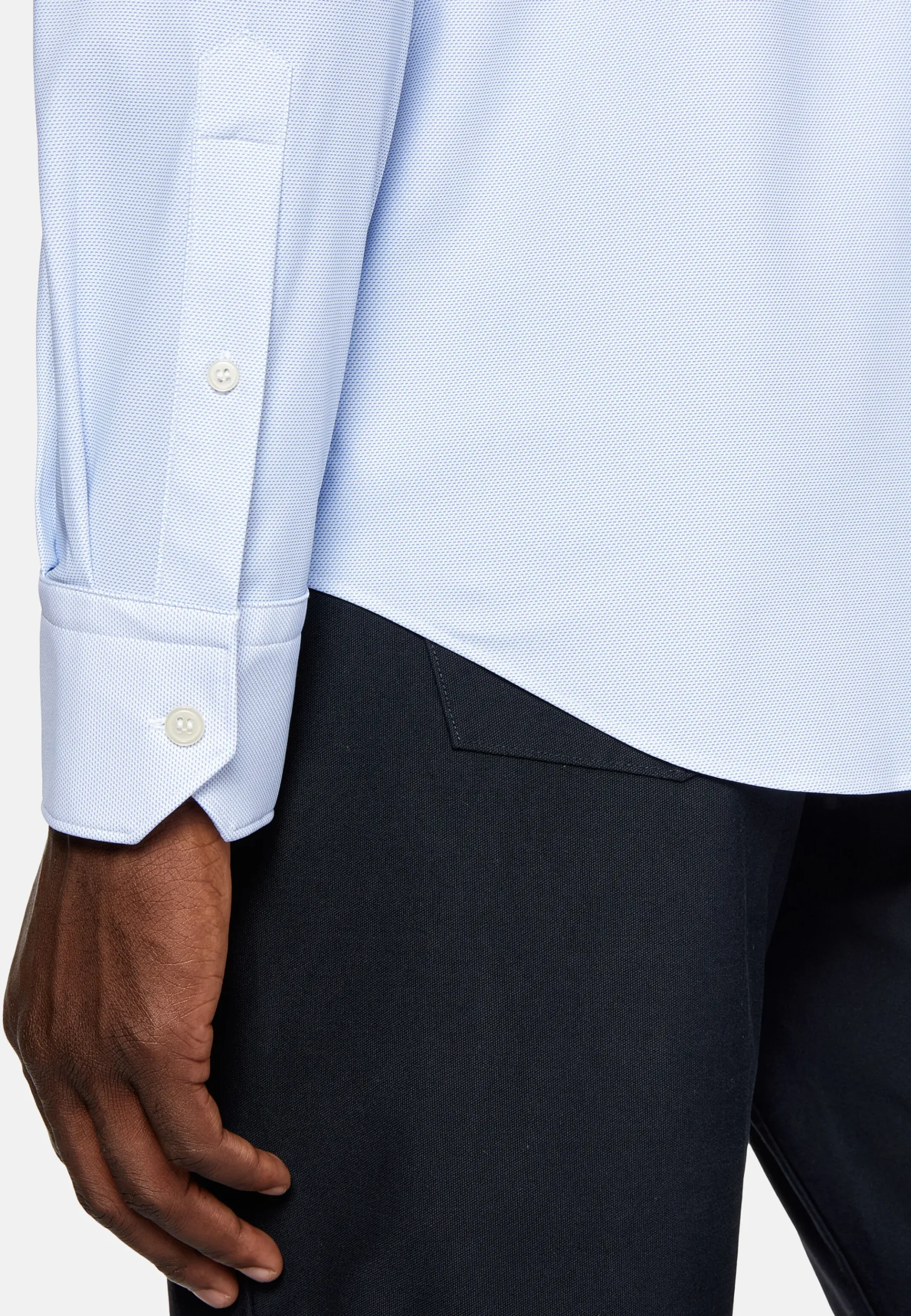 Chemise En Nylon Extensible Slim Fit