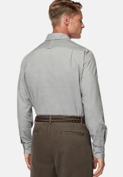 Chemise En Velours De Coton Regular Fit