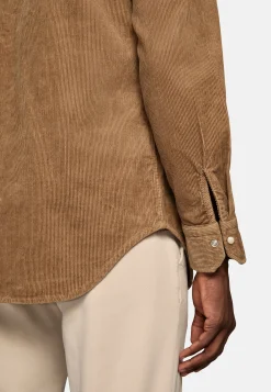 Chemise En Velours De Coton Regular Fit
