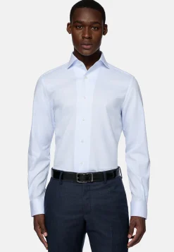 Chemise Nid D'Abeille En Coton Regular Fit