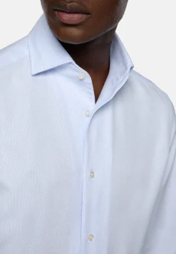 Chemise Nid D'Abeille En Coton Regular Fit