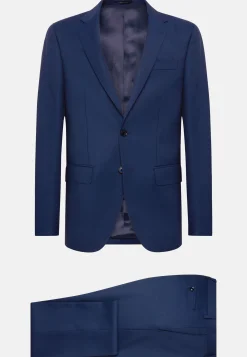 Costume Bleu Roi En Pure Laine