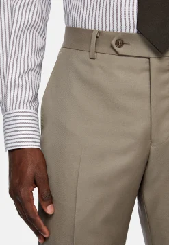 Costume Gris Tourterelle En Pure Laine