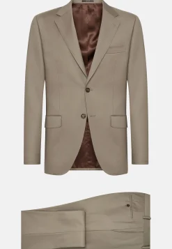 Costume Gris Tourterelle En Pure Laine